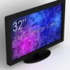 SWEDX 32" Touch Digital Signage Screen Angle