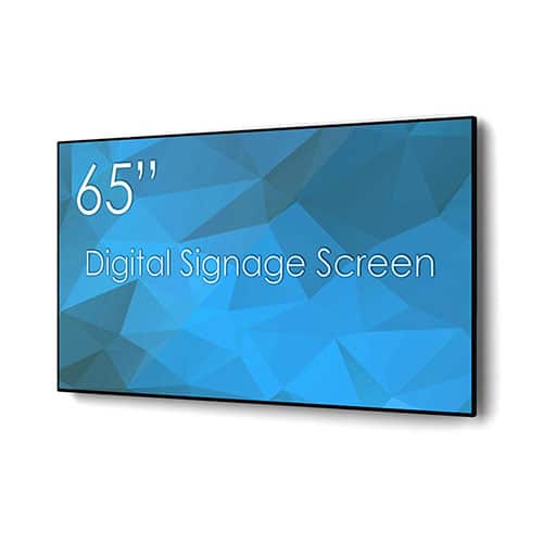 SWEDX 65" Digital Signage Screen Angle