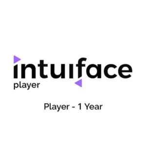 Intuiface Player-Lizenz - 1 Jahr