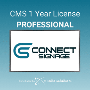 ConnectSignage Professional 1-Jahres Lizenz